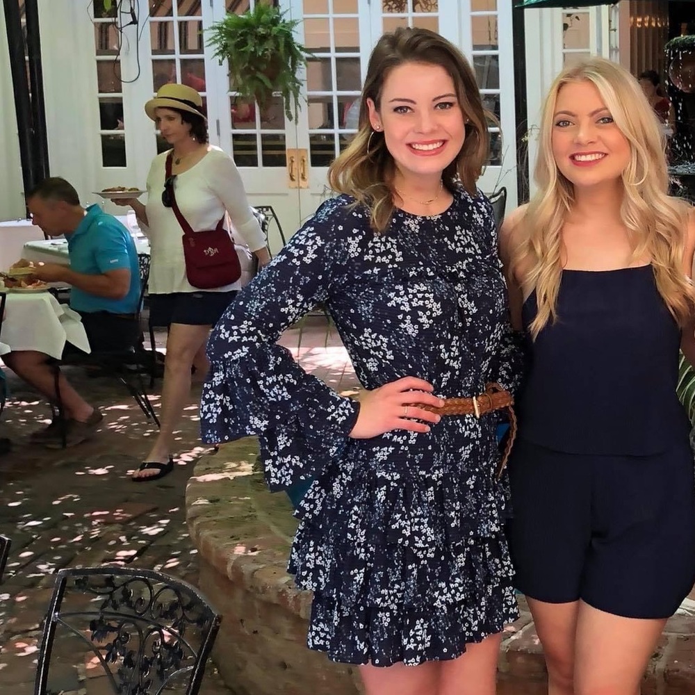 Michael Kors Floral Top and Skirt